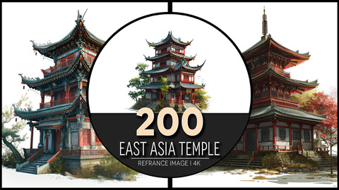 East Asia Temple 4K Reference/Concept Images