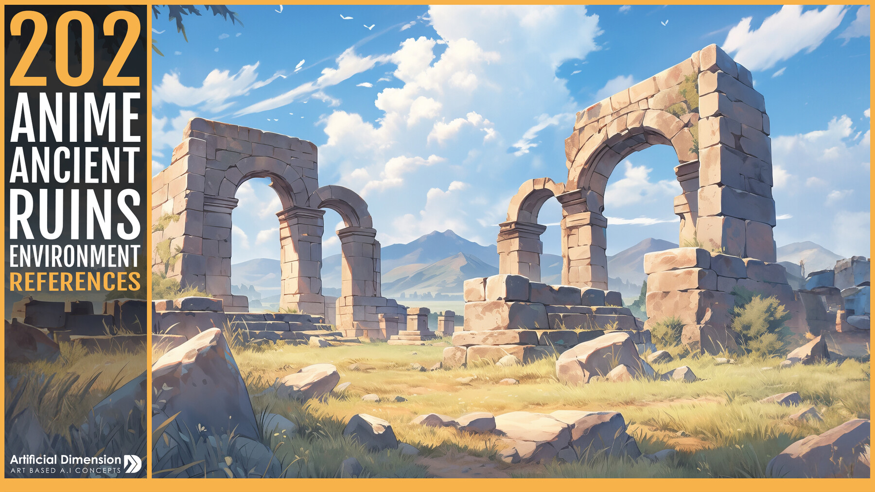 ArtStation - 202 Anime Ancient Ruins Environment | Artworks