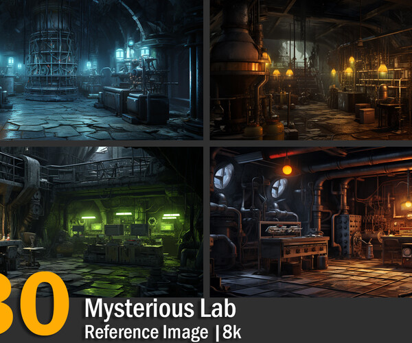 ArtStation - Mysterious Lab | Reference Images | 8K | Artworks