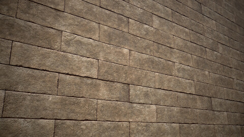 Stone wall material