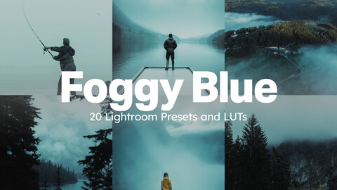 20 Foggy Blue LUTs & Lightroom Presets