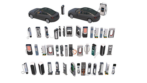 Charging station - Charging pile -EV- Car charger