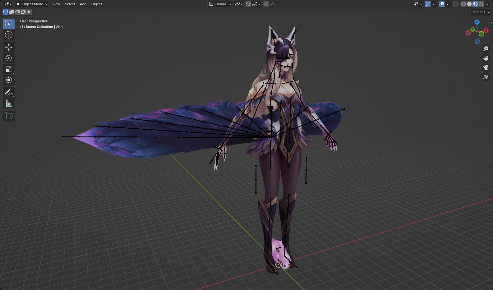 Ahri from League of Legends - Finished Projects - Blender Artists