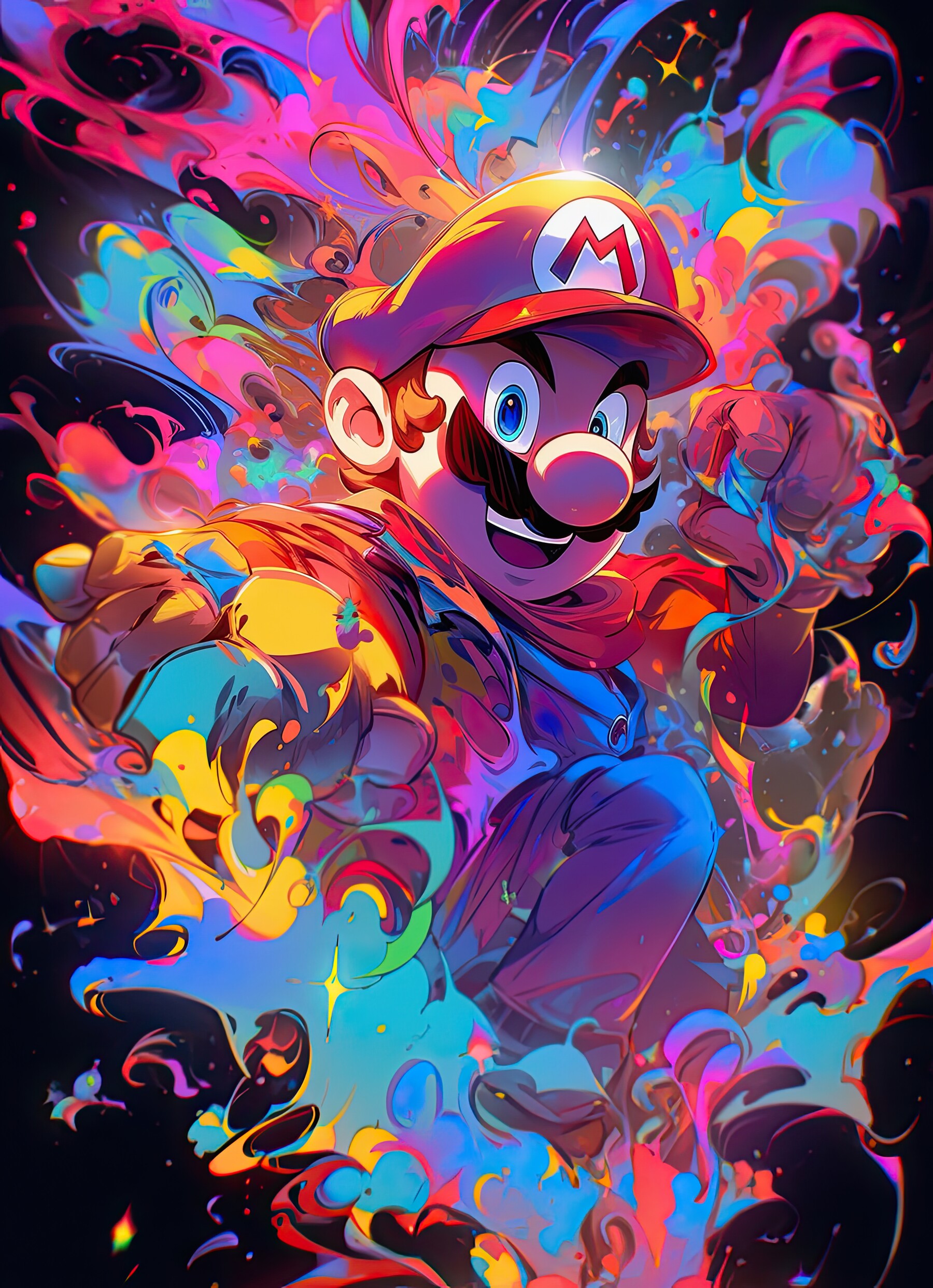 ArtStation - Super Mario Splash Fanart High Resolution HD Download ...