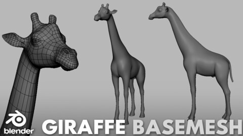 Giraffe - Topology + UV Map