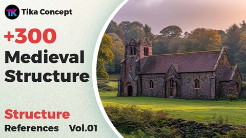 +300 Medieval Structure (4k) | Vol_01