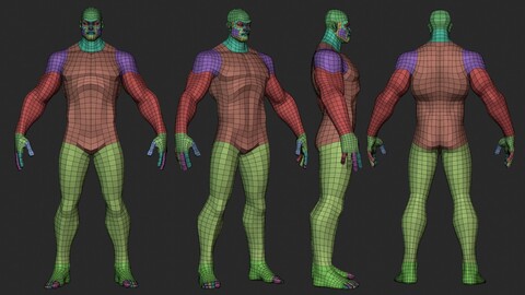 Stylized Hero Basemesh V2