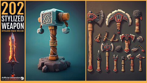 202 Stylized Weapon VOL118