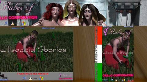 {VM18} Babes of CIULLO CORPORATION – Elisoccia Sborios (SET #1) [FULL Access + Utility Software (+ 3D CG Skin)]