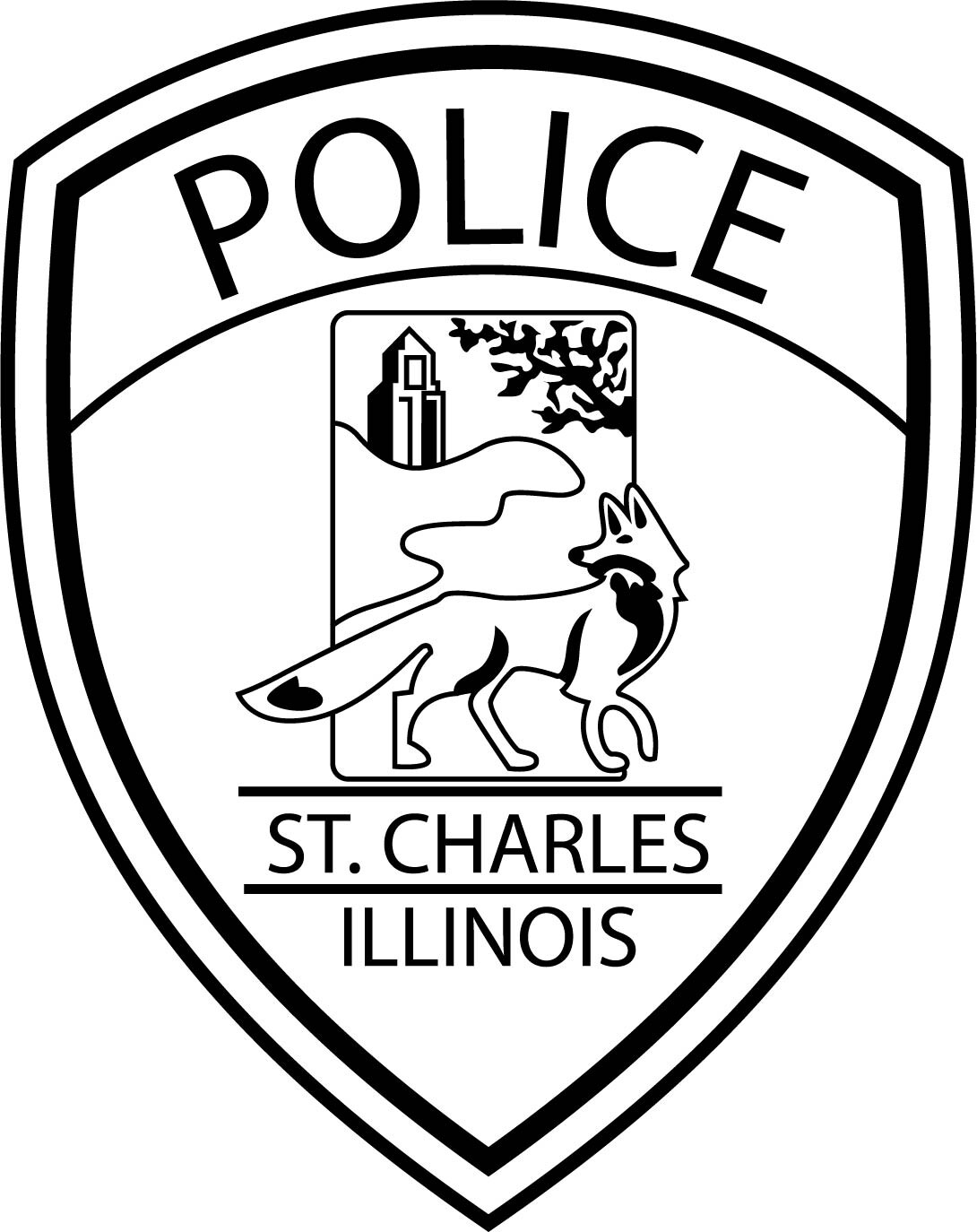 Artstation - Police Patch City Of St. Charles Illinois Vector File 