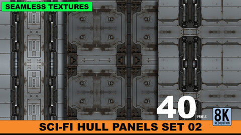 Scifi Hull Panels Set 02