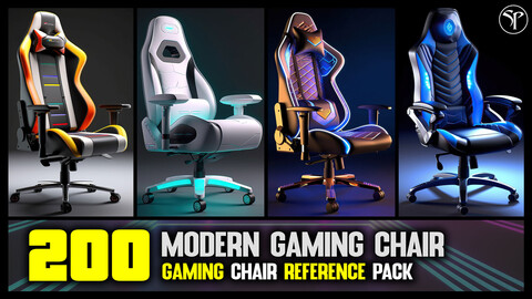 200 Modern Gaming Chair - 4K Reference Image Pack