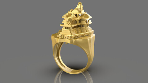 Rammandir Ring 3D-print file