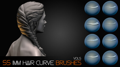 55 IMM Hair Curve Brushes - Vol-5