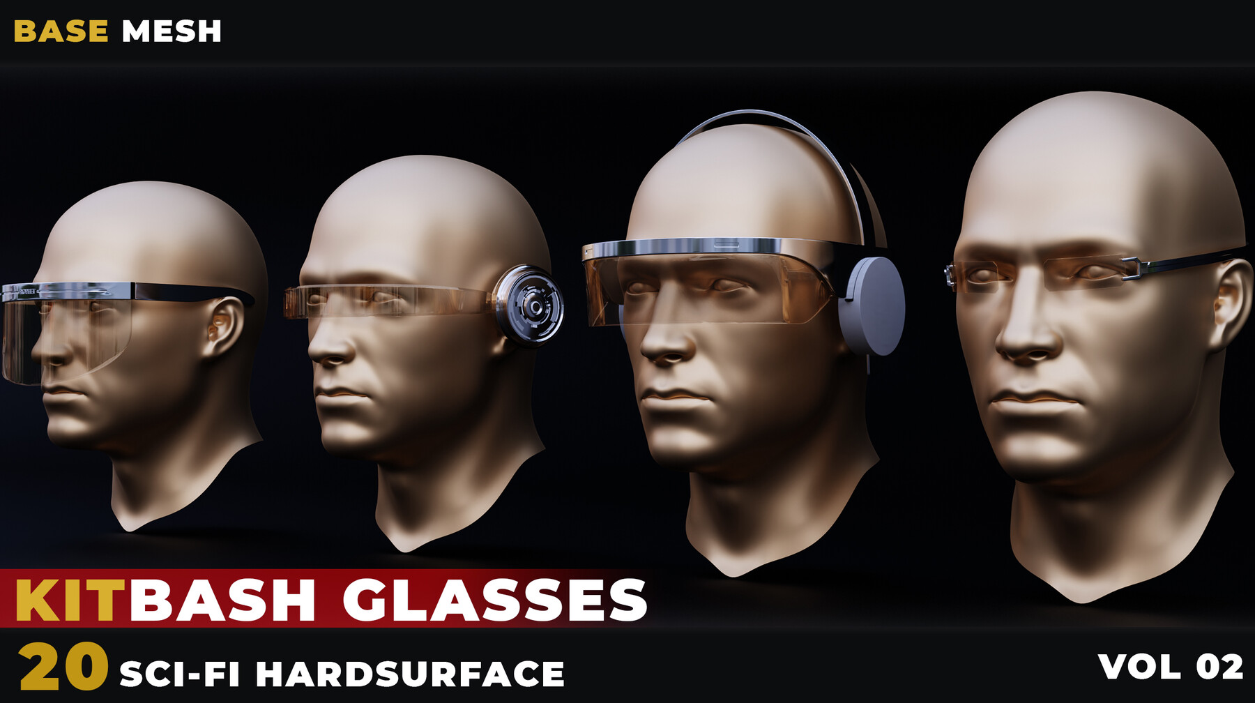 ArtStation - Futuristic glasses