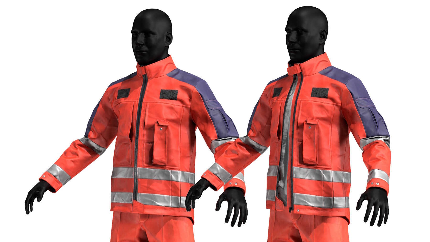 ArtStation - EMS UNIFORM RIGGED | Game Assets