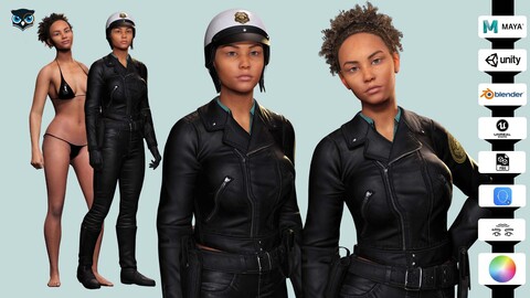 Kalii - Police Attire Low-poly