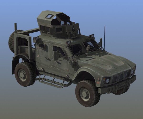 ArtStation - MATV MRAP Military Truck | Game Assets