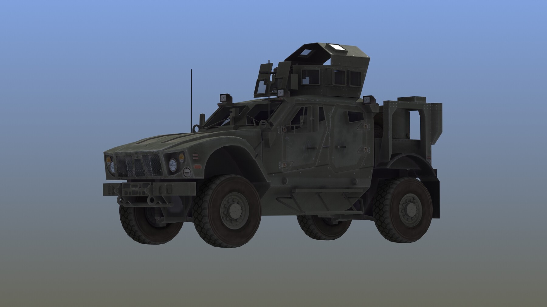 ArtStation - MATV MRAP Military Truck | Game Assets