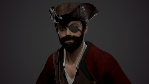 Pirate - Game Ready Male Character