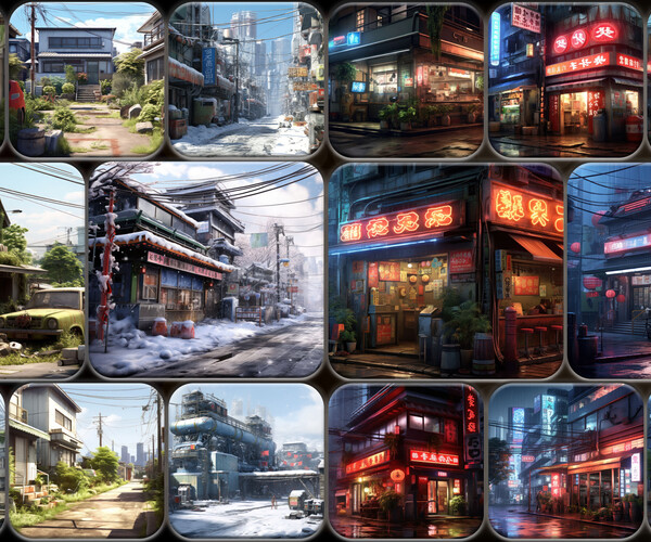 ArtStation - 220 Tokusatsu Environment - Exterior Reference Pack | 4K ...