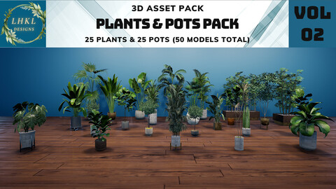 Plants And Pots Pack 3