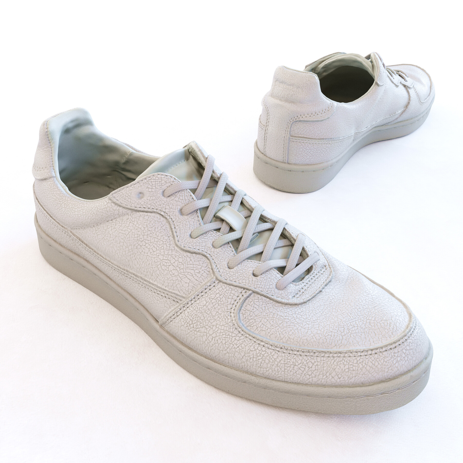 ArtStation - Male Shoes / Sneaker Low-poly 3D model | Resources