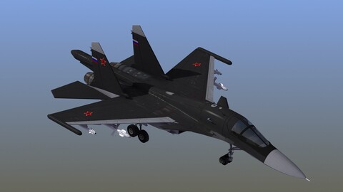 Su34 Fullback Strike Aircraft