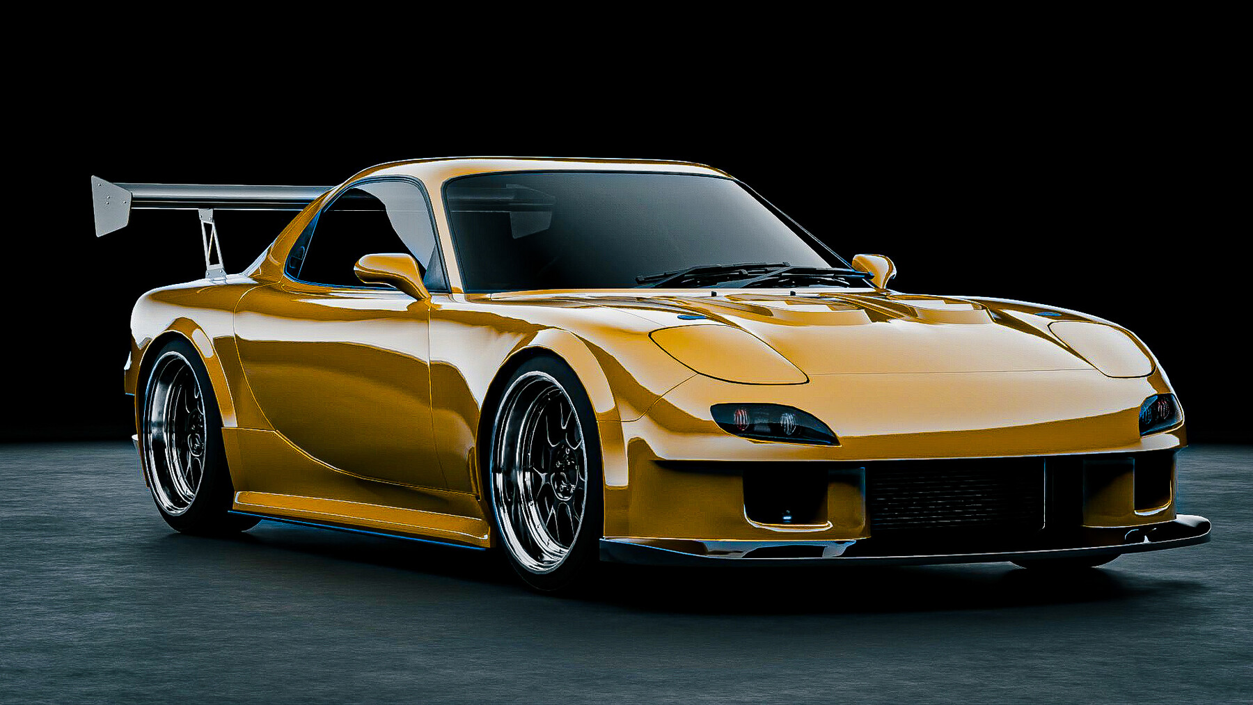 ArtStation - Mazda RX-7 Custom | Resources