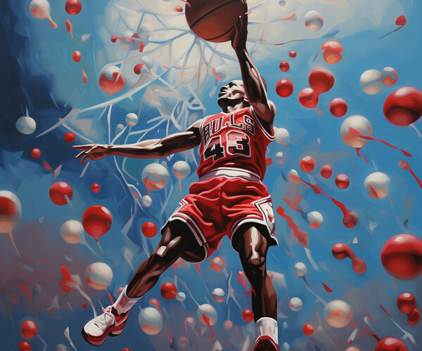 ArtStation - MICHAEL JORDAN [ai art] | Artworks