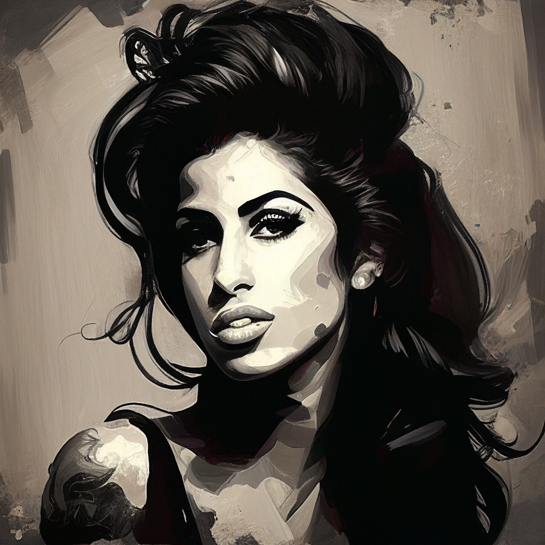 ArtStation - AMY WINEHOUSE [ai art] | Artworks