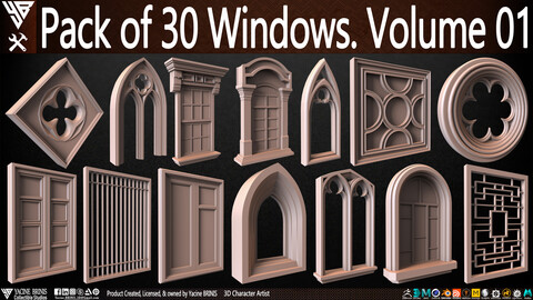 Pack of 30 Windows Volume 01