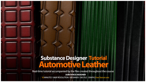 Substance Designer Tutorial | Automotive Leather