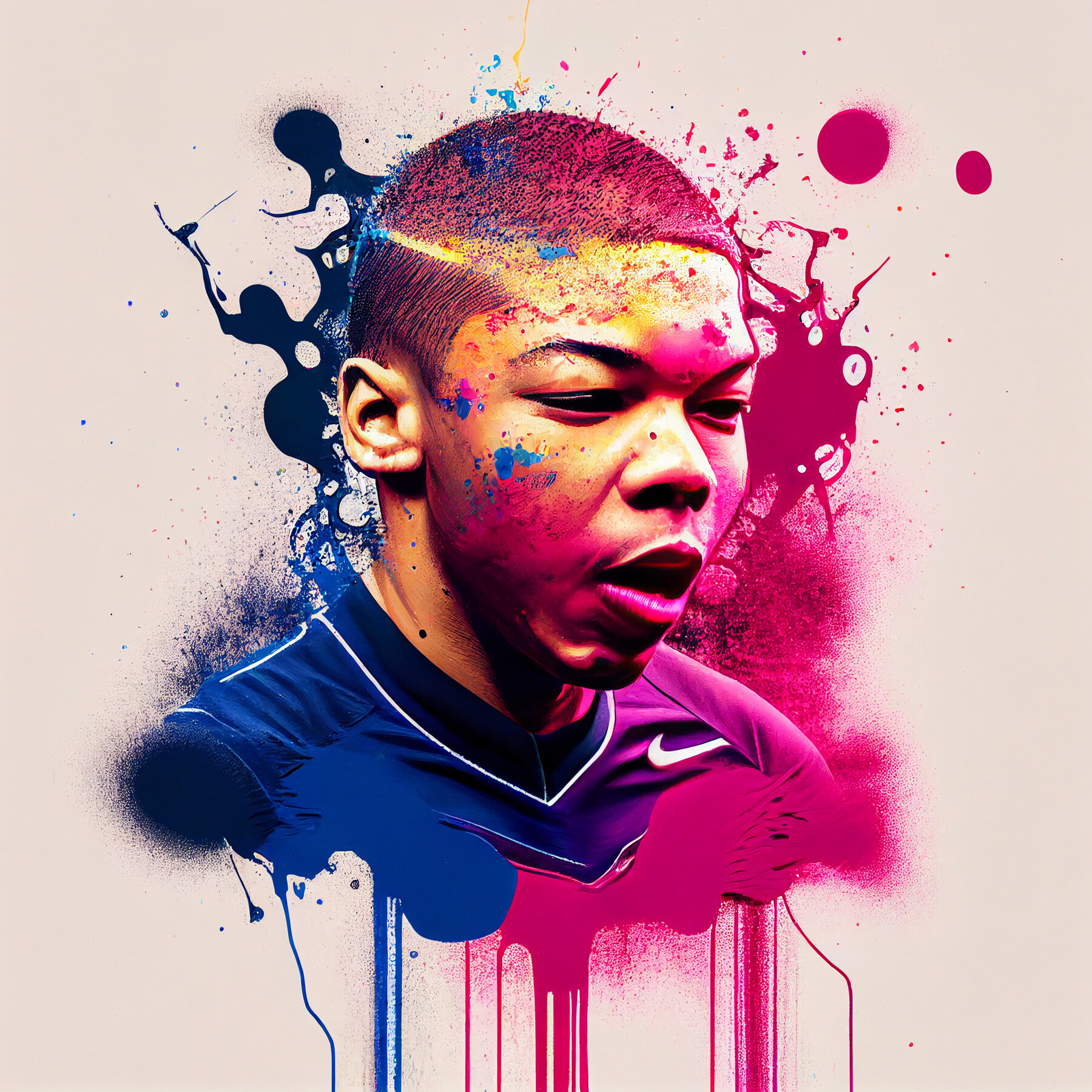 ArtStation - KYLIAN MBAPPÉ POSTER