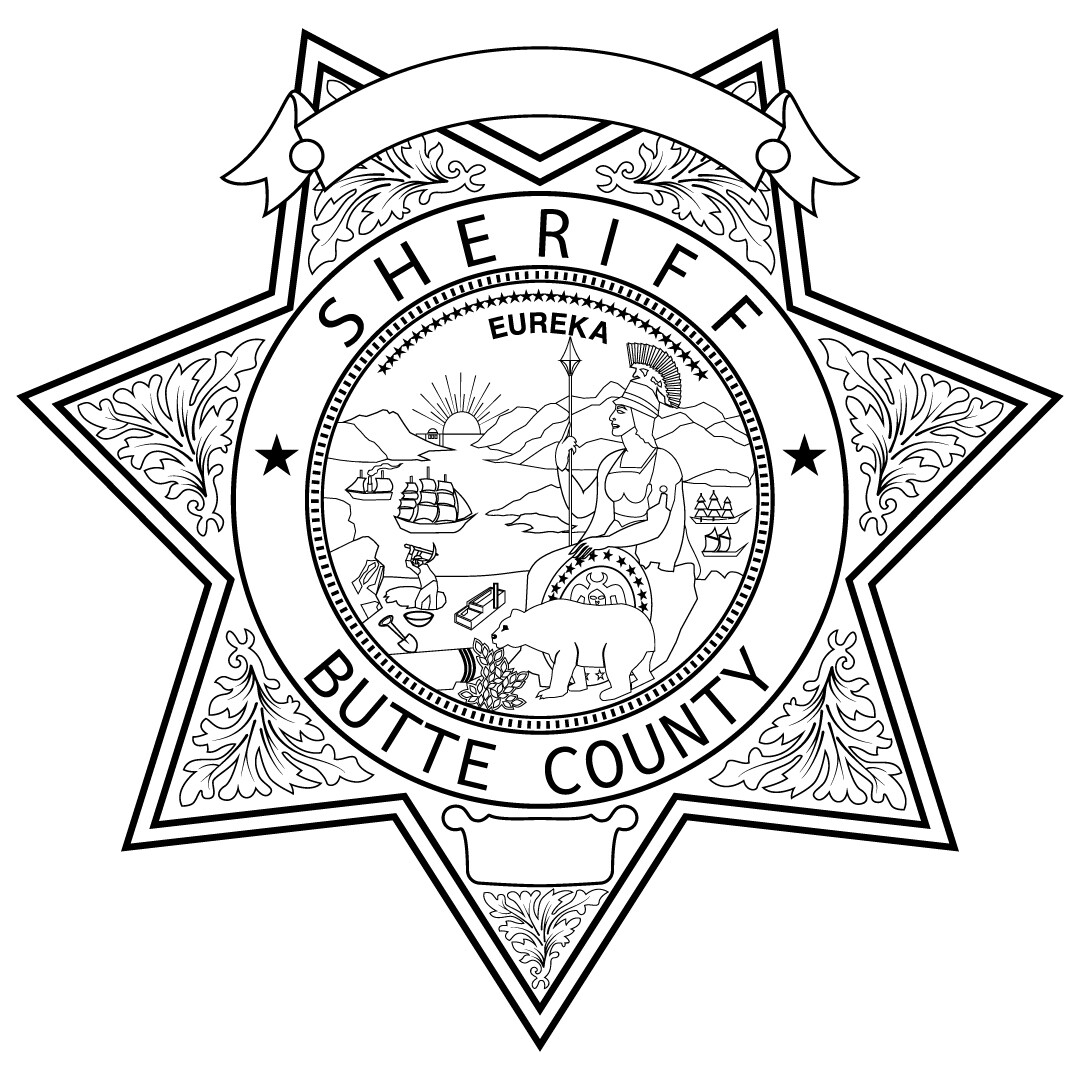 ArtStation - Butte County, California, Sheriff Badge Blank,outline ...