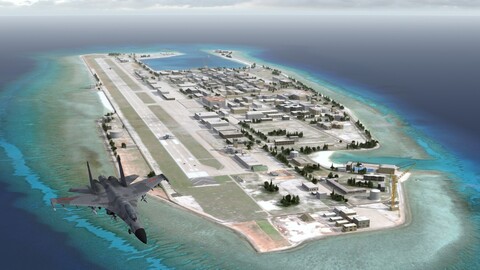 Chinese Island Military Base