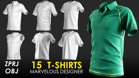 15 T-Shirts - Base Mesh