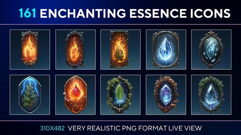 Enchanting Essence: A Curated Collection of Elemental Skill Icons for Gaming Enthusiasts