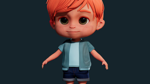 Cartoon Boy Model