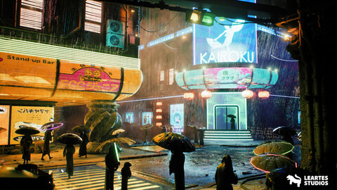 Neo Tokyo Environment ( Cyberpunk / Sci-Fi )