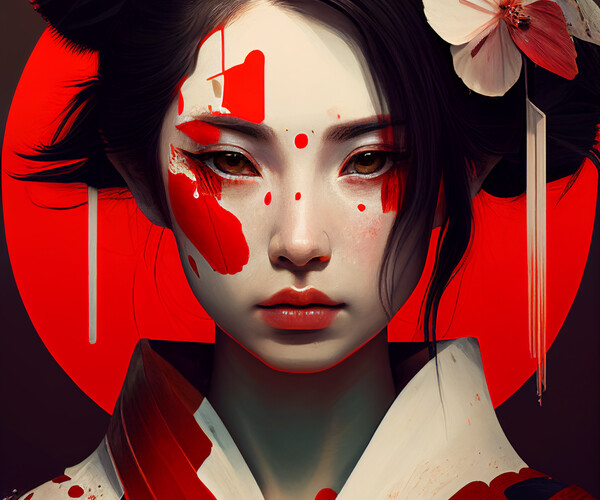 ArtStation - GEISHA -ART IV 👩🇯🇵 [ai art] | Artworks