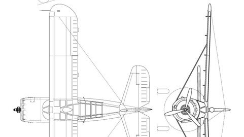 Curtiss O-52 Owl-svg vector file