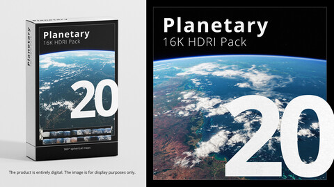 Planetary 16K HDRI Pack - 360° spherical maps