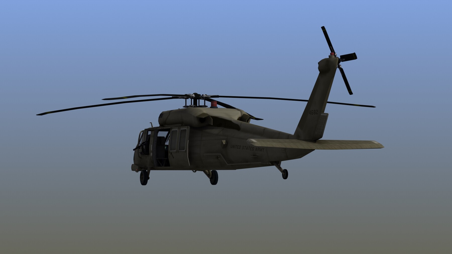 ArtStation - UH60M Blackhawk Helicopter | Game Assets