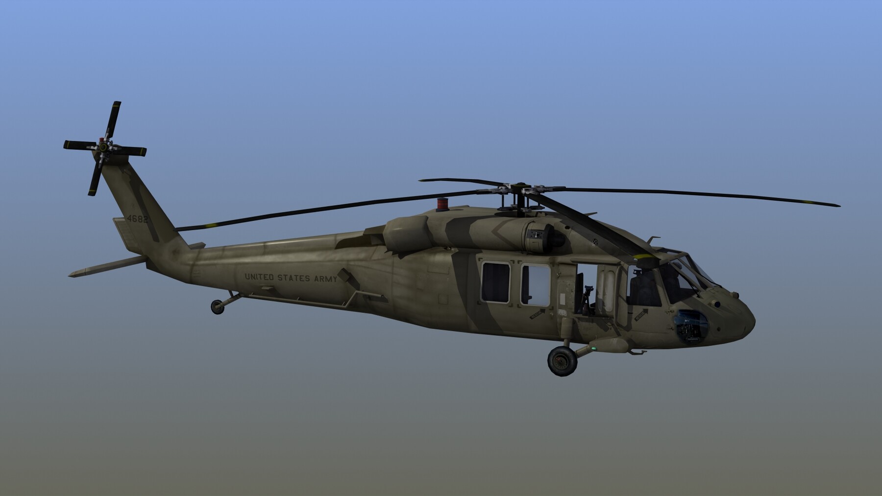 ArtStation - UH60M Blackhawk Helicopter | Game Assets