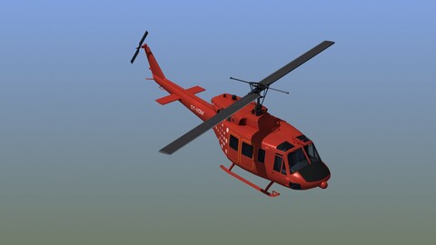 Bell 212 Rescue Helicopter