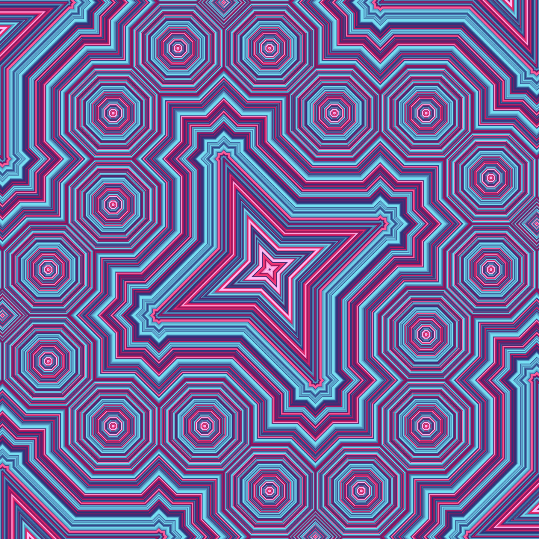 ArtStation - Octagon Pattern 37.0 - 1st Diagonal Pattern with 4x4 Star ...