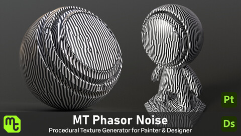 MT Phasor Noise - Procedural Texture Generator