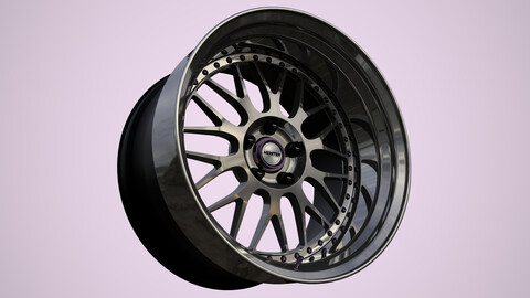 Work Meister M1 Rim/Wheel 3D Model