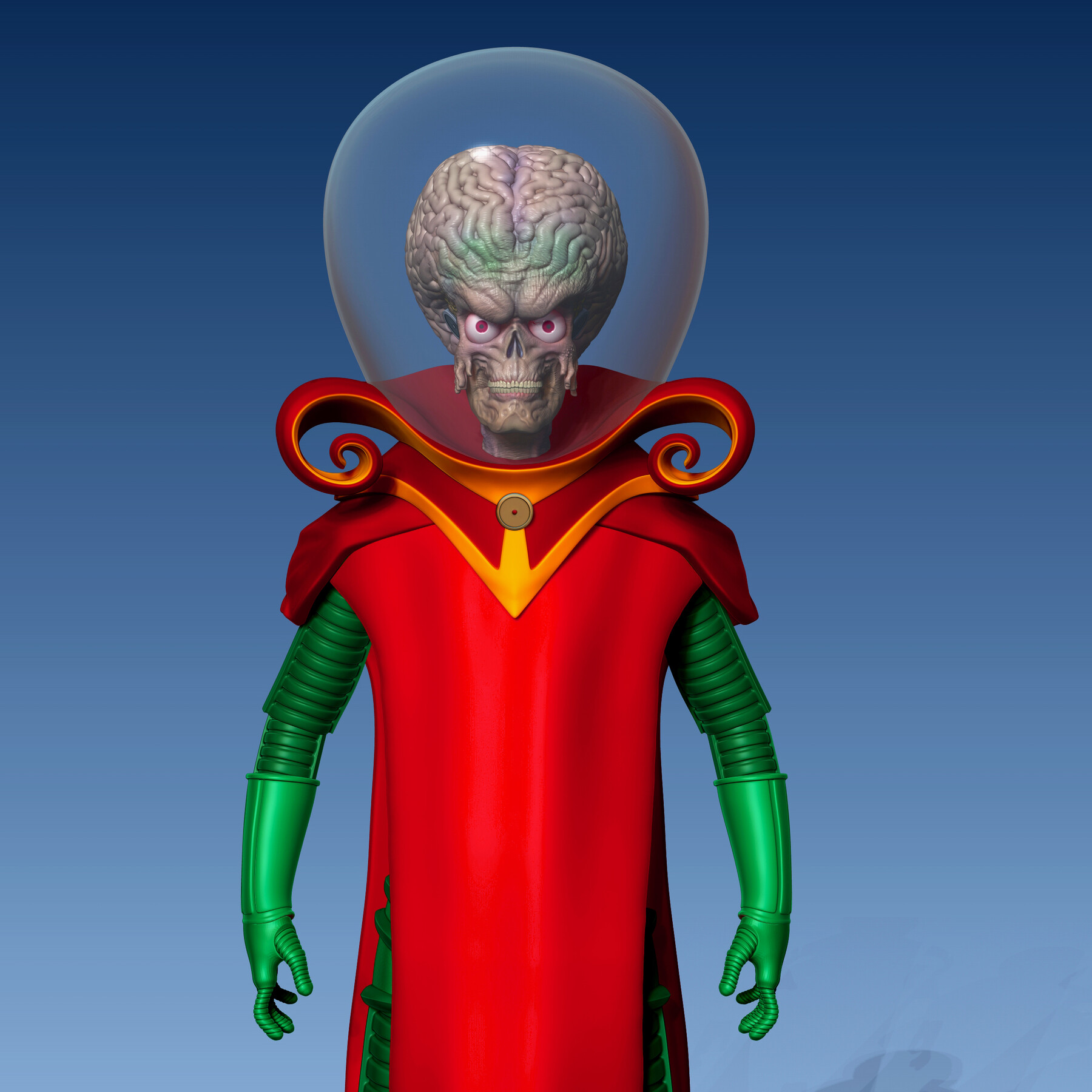 ArtStation - Mars Attacks! for 3D printing | Resources